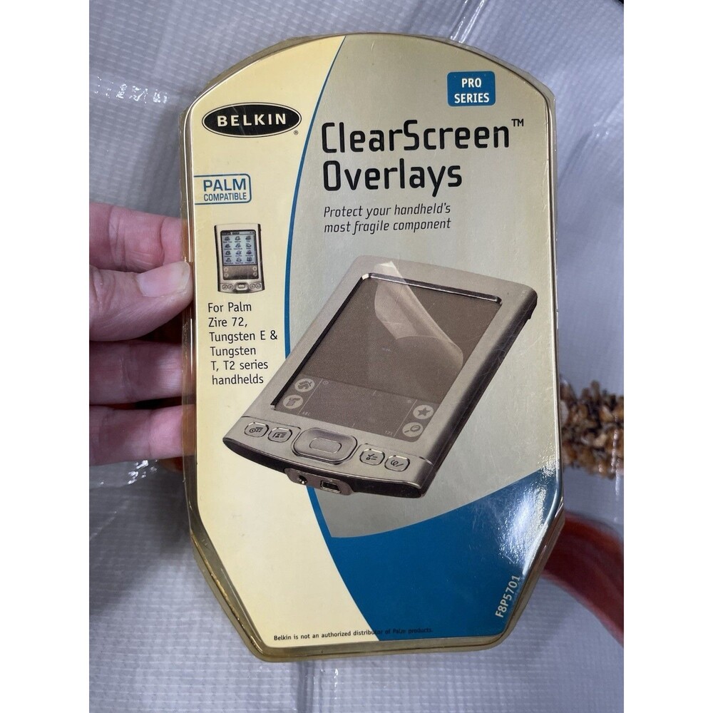 Belkin Clear Screen Overlays for Palm Zire 72 Tungsten E/T/T2 F8P5701